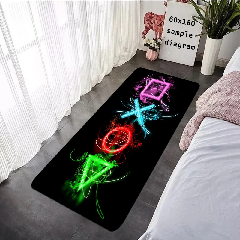 Gaming Carpets Rugs Foot Carpets Entrance Doormat Kawaii Rug Floor Mats Anti Slip Mat Home P-Playstation Kitchen Hallway Decor