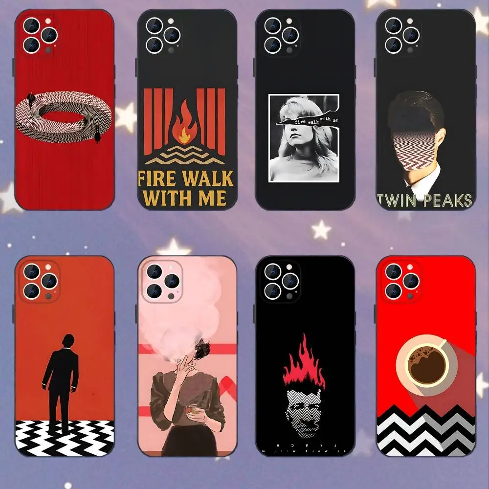 

Twin Peaks Fire Walk With Me Phone Case For iPhone 17,16,15,14,13,12,11,Pro,XS,Max,XR,Plus,E,SE4,Mini Black Soft Cover