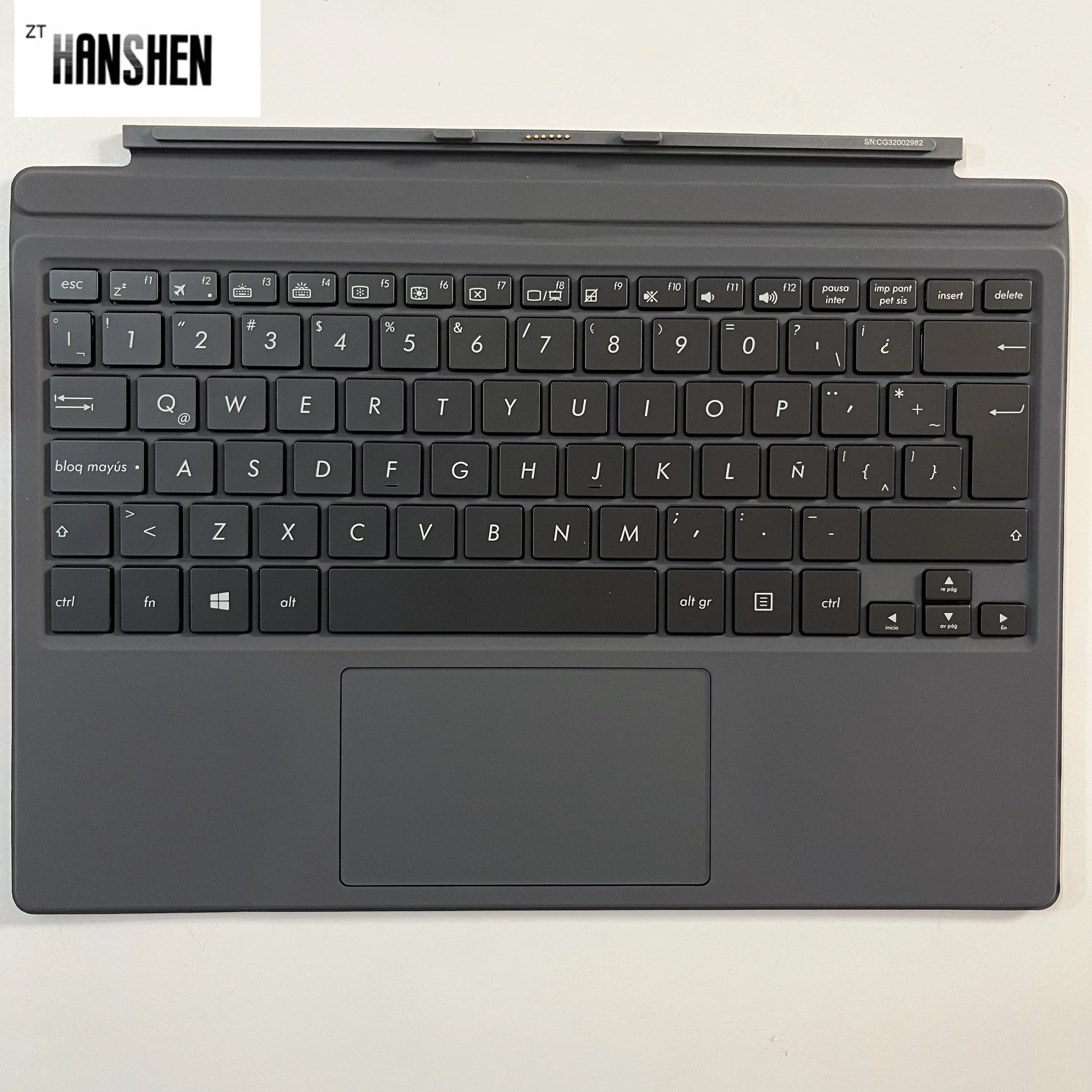 

HANSHEN LA AR FR IT RU US For ASUS Transformer Pro T304UA T304U T304 English Mobile Dock Touchpad Palmrest Keyboards PC Parts