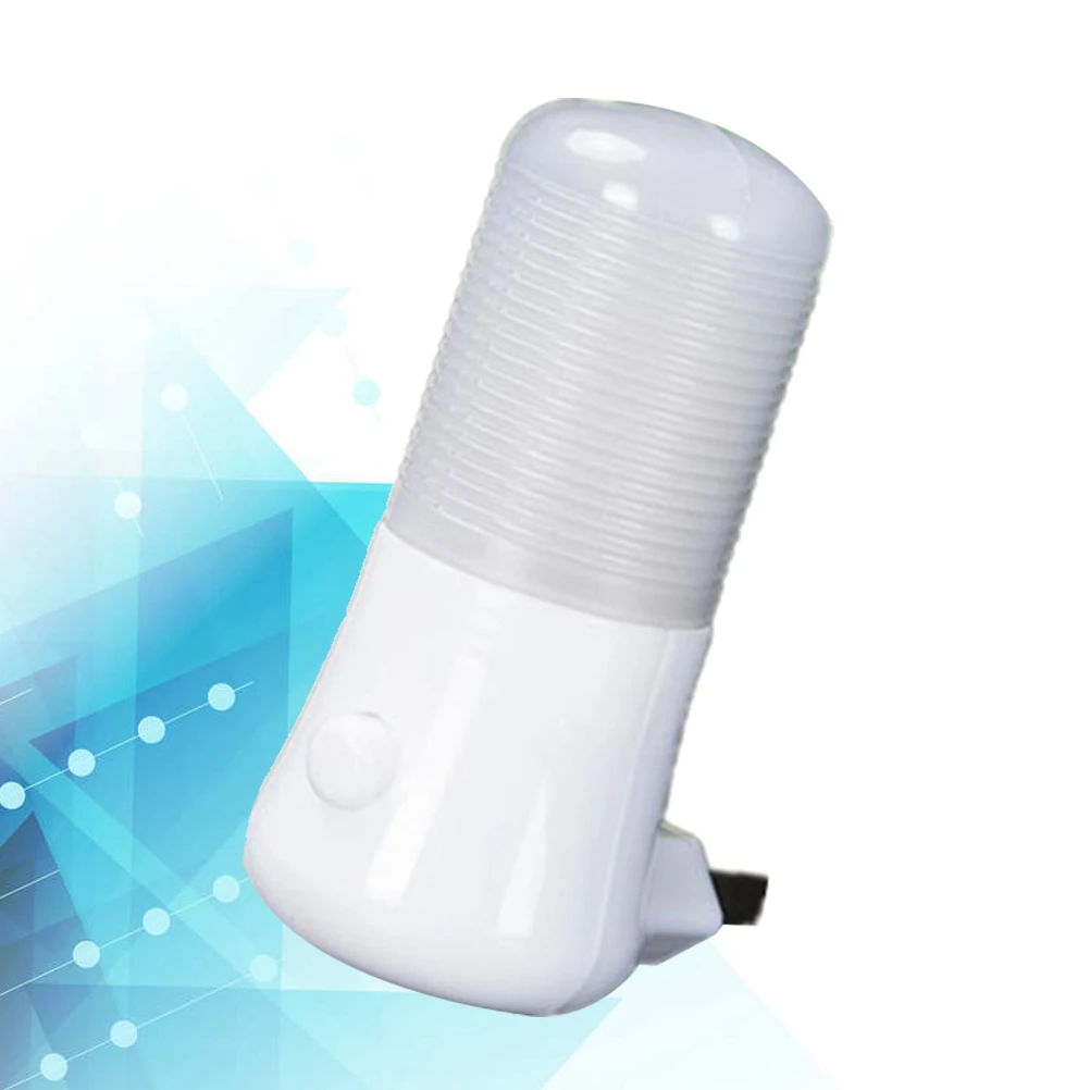 Luz nocturna Led, lámpara nocturna pequeña para dormitorio, baño, salón, enchufable, ahorro de energía, interruptor basculante de luz blanca