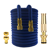 Expandable Flexible Water Hose Car Wash Hose Water Gun Hose Garden Sprayer Gardening Watering Hose Irrigation Tools 25FT-100FT