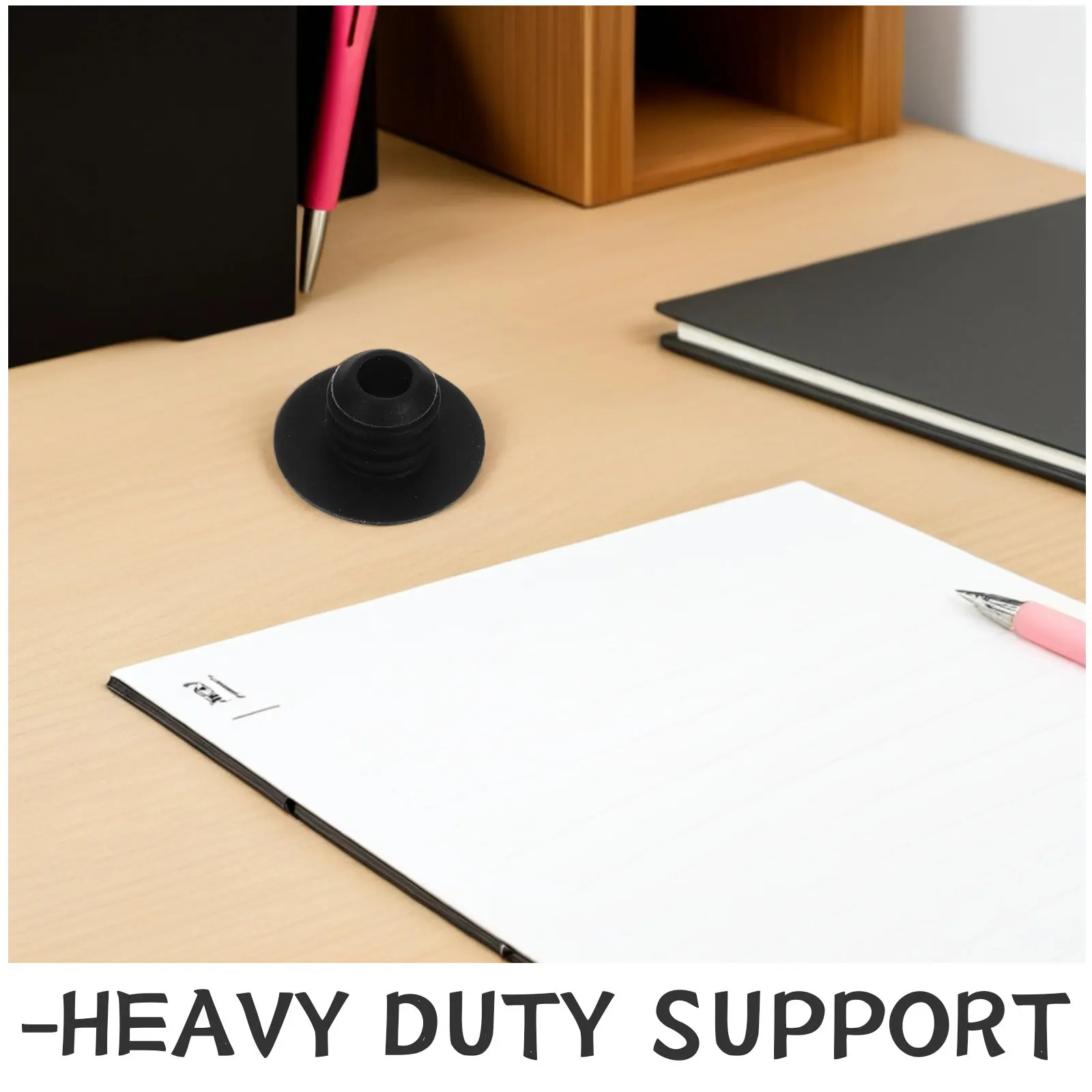 100Pcs Pegboard Hook Plugs Black 0.67x0.53 Round Threaded Stoppers Anti-Fall Anti-Loose Stable Pegboard Hook Locks Organizer