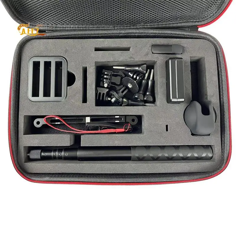 

AEE7-Carrying Case For Insta360 X3 X4 Camera, Storage Bag Waterproof Case, With Handle & Pocket
