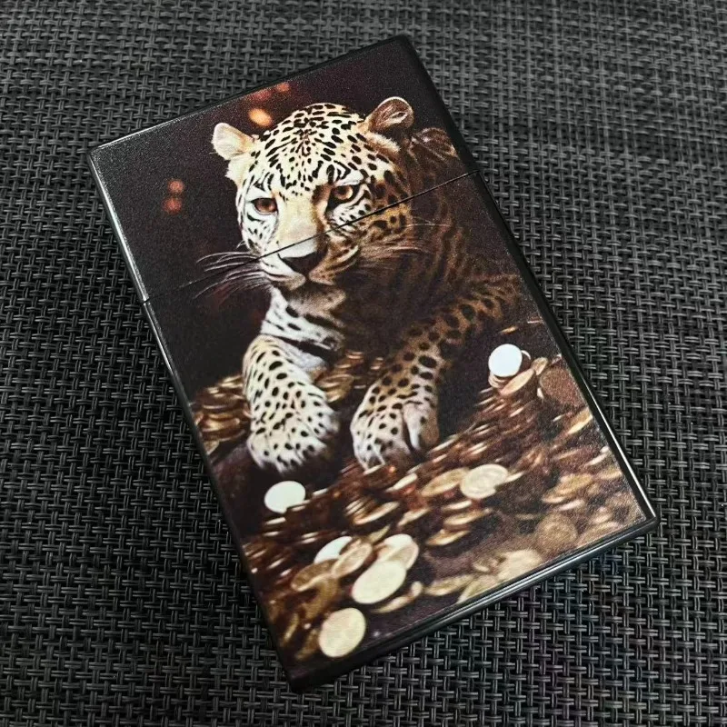 Leopard Cigarette Box Fortune Sealed fashion Cigarette case portable Press the flip cover Men Gift women Smoking Accessories