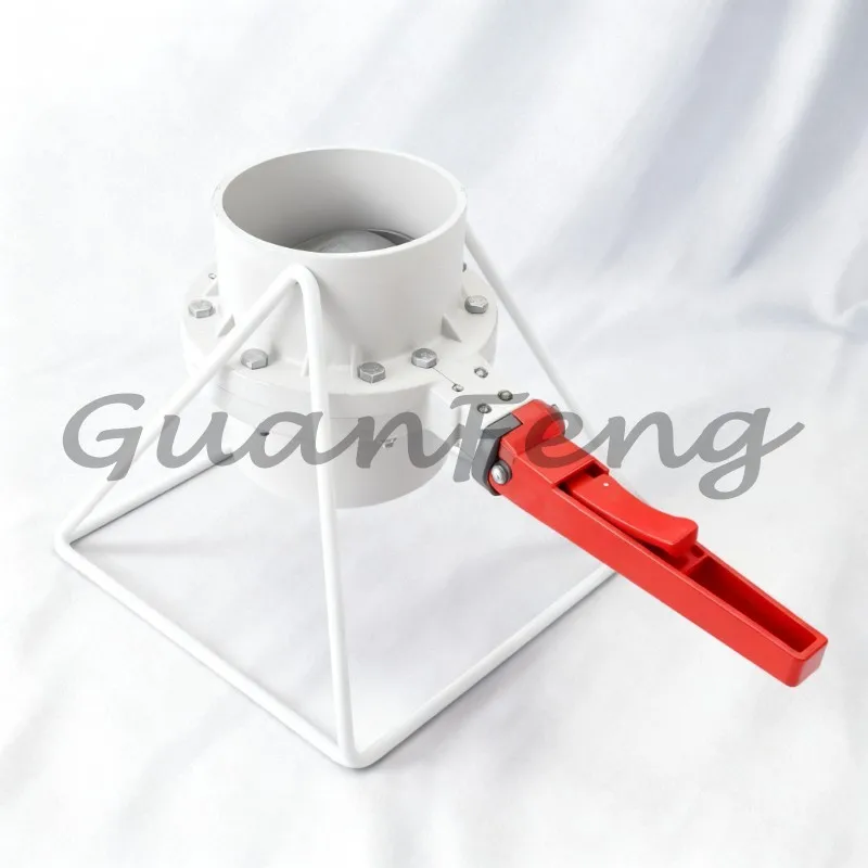 DN200 PVC One Piece Butterfly Valve Socket Connection Plastic Disc Valve for Agricultural Irrigation