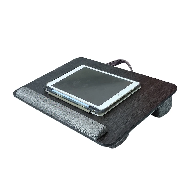 Mumucc mesa do computador do escritório em casa, compatível com laptops sob 17 polegadas, apropriado para o trabalho no sofá, vem com punho acessível