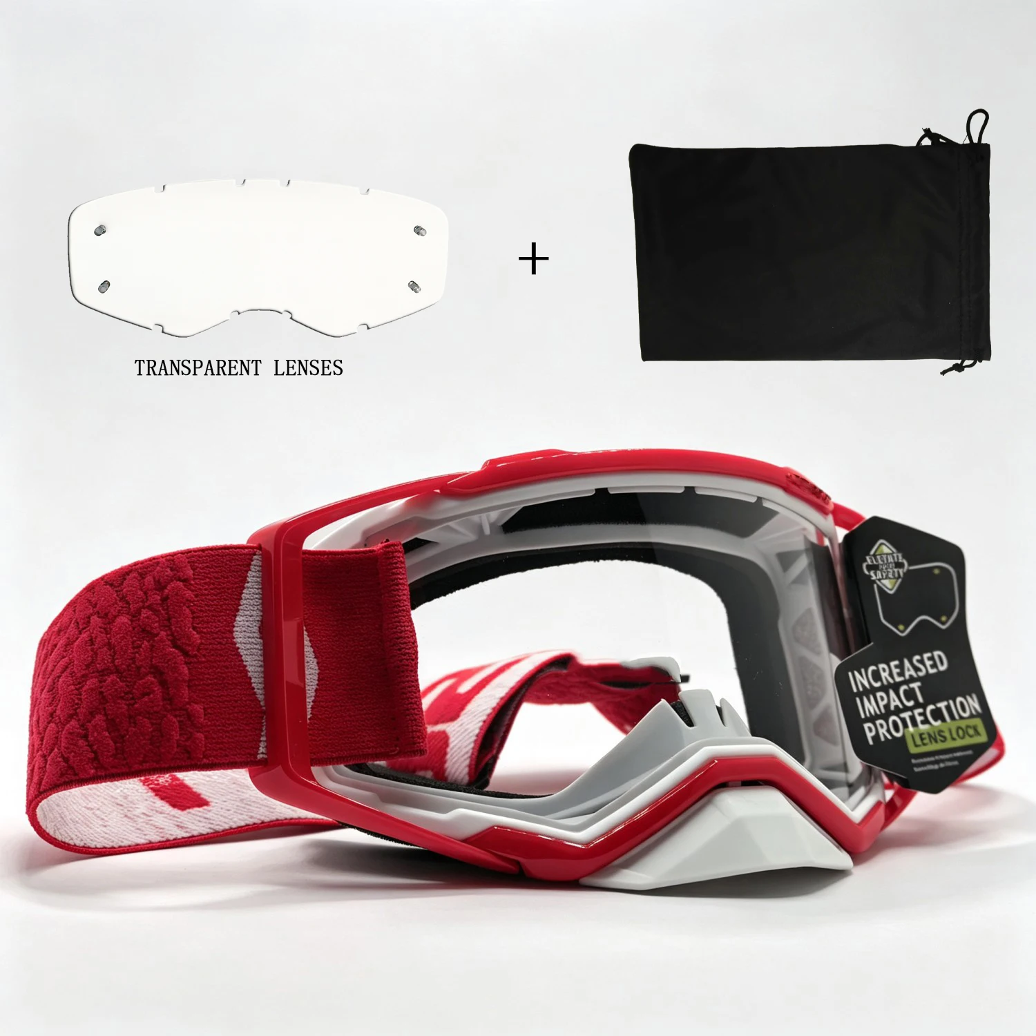 Off Road Motocross Helmet Goggles Set - Premium Motocross Ski Cycling Goggles Set