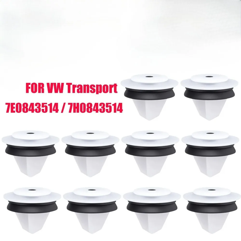 50/100x OEM Exterior B-Pillar Trim Clips for VW t5 Transporter Caddy 7E0843514 Schiebetür Führungsschiene Abdeckung Clips