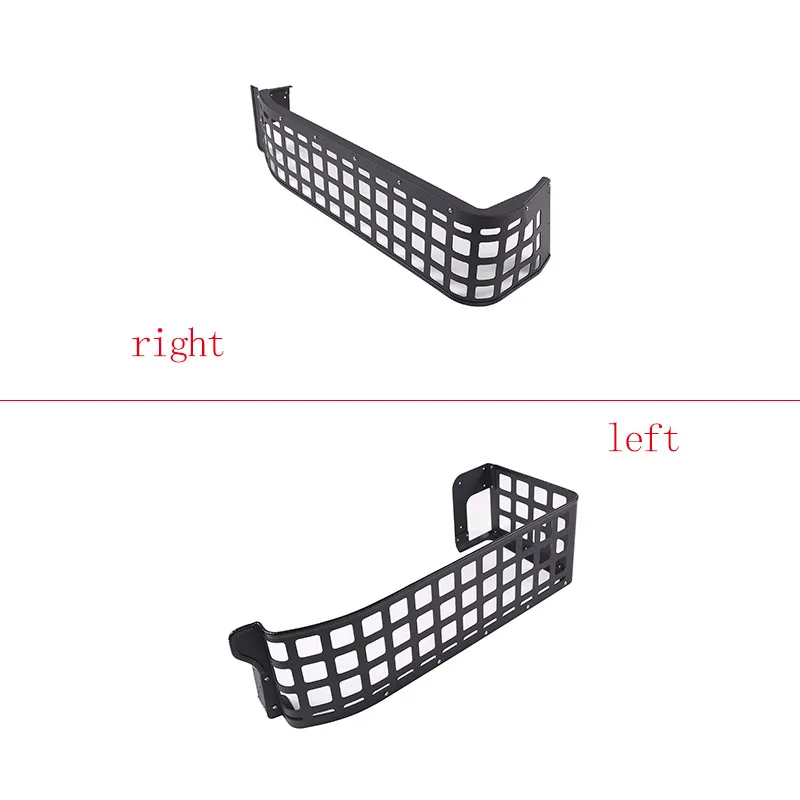 For Hummer H2 2003-2007 Aluminum Alloy Car Trunk Storage Baskets On Both Sides Of The Fence Indoor Modification Accessories