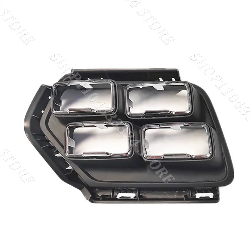 Front Bumper Fog Light Frame Cover Strip For SAIC ROEWE RX8 2018 2019 20 21 2022 Foglight Lid Fog Lamp Shell Trim