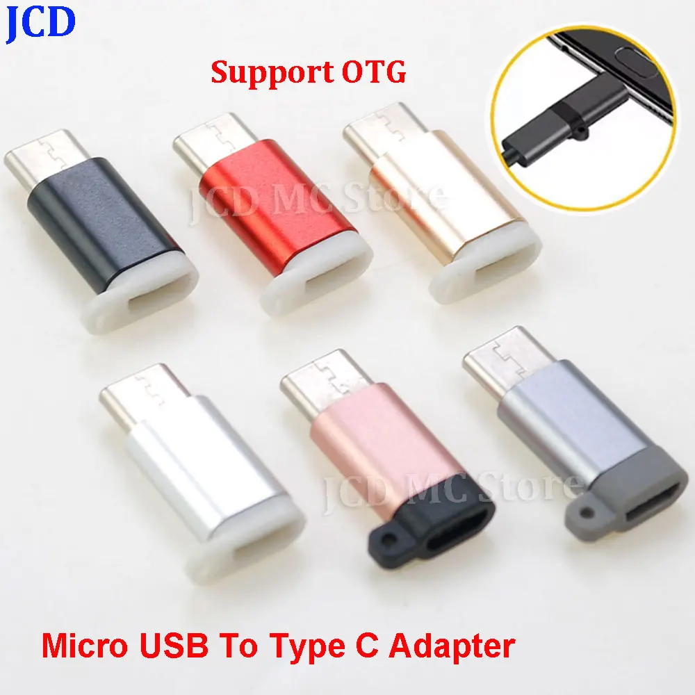

10/5/3/1PCS Micro USB To Type C Adapter Support OTG USB-C Male to Micro USB Female Converter for Samsung LG Oneplus Tablet