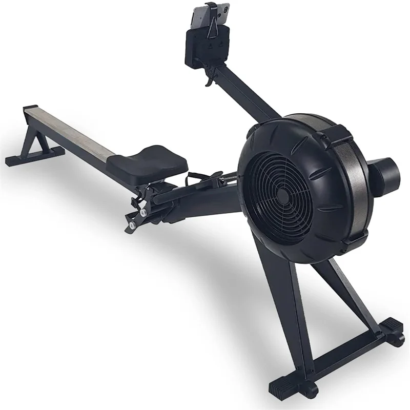 Commercial foldable air rower Cardio rowing machine gym equipment For Crossfit