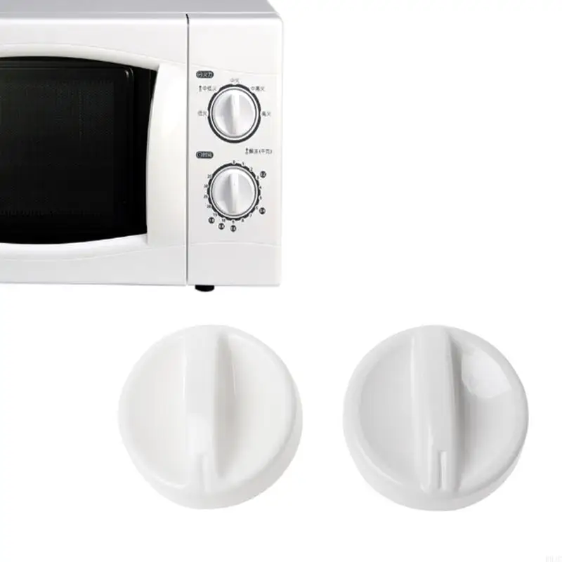 

R9JC 2Pcs Universal Microwave Oven Plastic Spool Rotary Knob Timer Control New