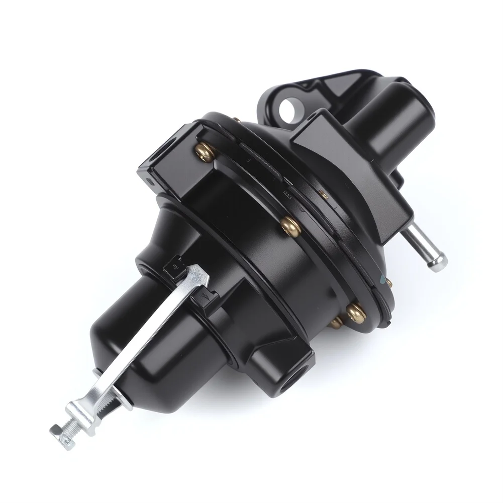 Black Fuel Pump 3854858 For Mercruiser MC120 MC165 MC170 MC180 MC190 Marine Engine Aluminum OE Replacement Part