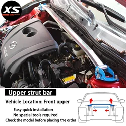 Front Upper Strut Brace For Mazda 3 Axela MK3 BM BN 2013-2018 For 2016-2019 Mazda CX-4 Suspension Shock Stabilizer STB Anti Sway