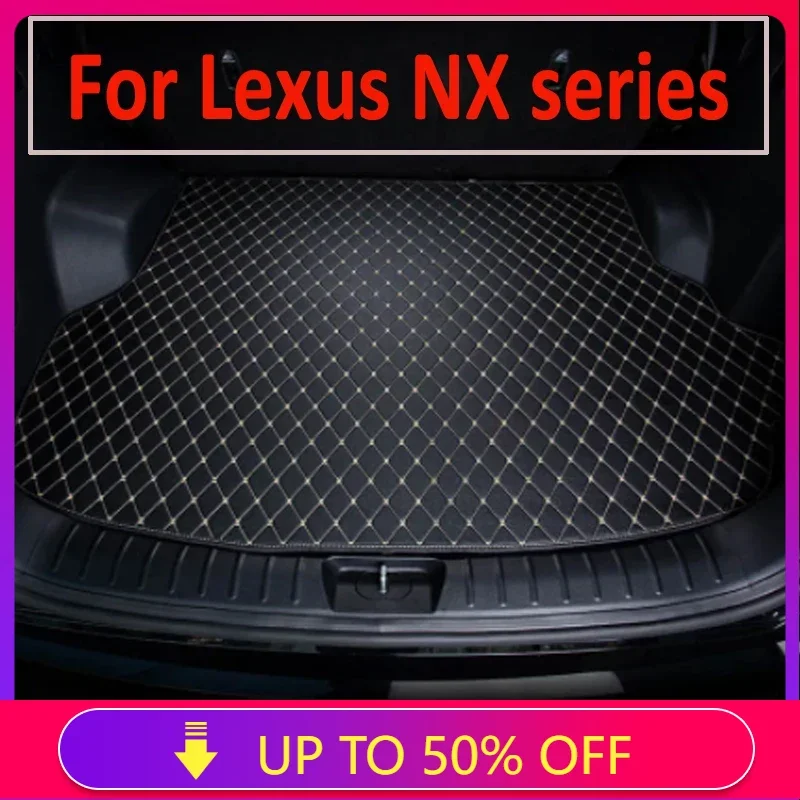 Car trunk mat for Lexus NX series 200 200T NX300 NX300h 2015 2016 2017 2018-2021 cargo liner carpet interior accessories cover