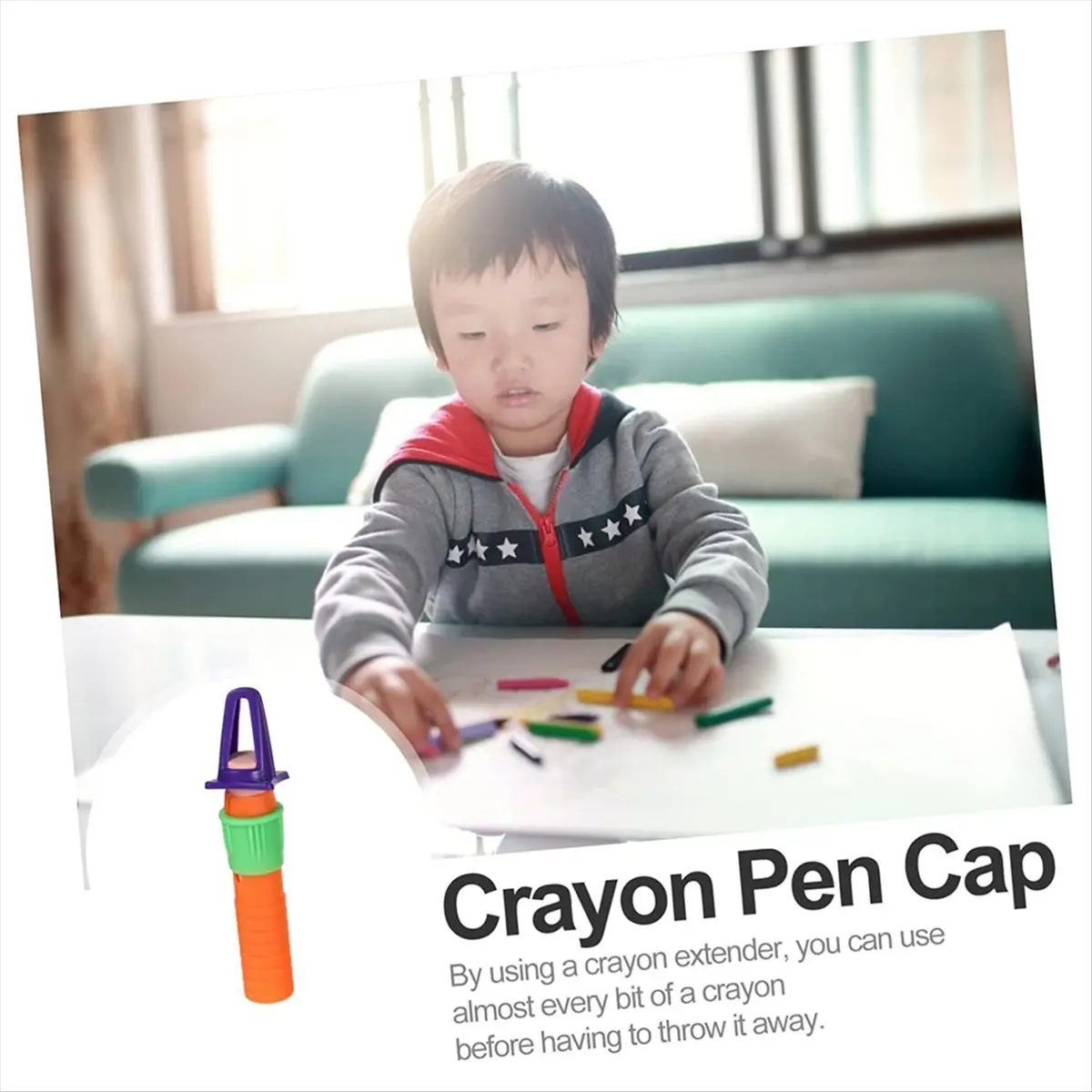 A79G 30 Pcs Oil Pastel Extender Painting Crayon Holder Crayon Extender Oil Painting Stick Extender Pens for Wax Pencils