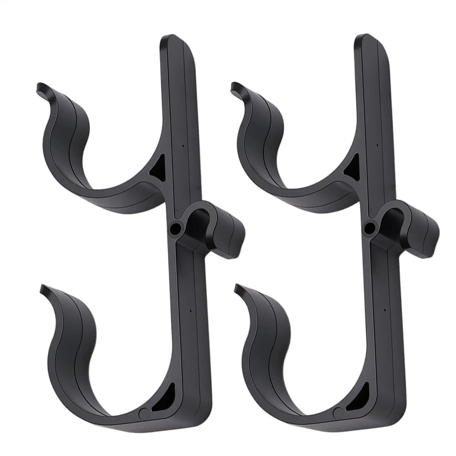 2pcs Umbrella Hook For Car No Drilling Double Hook Back Seat Storage Car Purse Holder For Truck SUV Interior Travel Outdoor