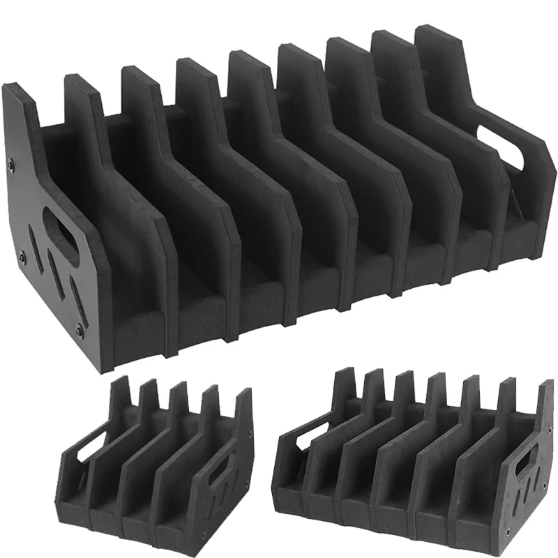 8/6/4 Slots Pistol Rack Gun Safe Glock Stand EVA Foam Unversal Handgun Holder Weapons Storage Support Airsoft Accessories