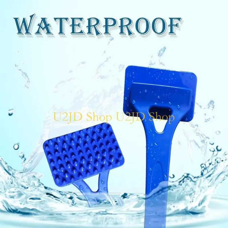 

U2JD Foldable Massage Scratcher Reach Back Relief Tool Pet Friendly Brush Soft Nylon Tip Durability