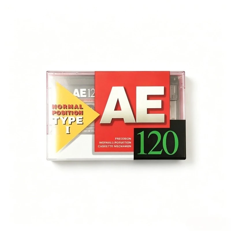 100% Original New For TDK AE 120min Type I Blank Cassette For Gift Recording & Duplication