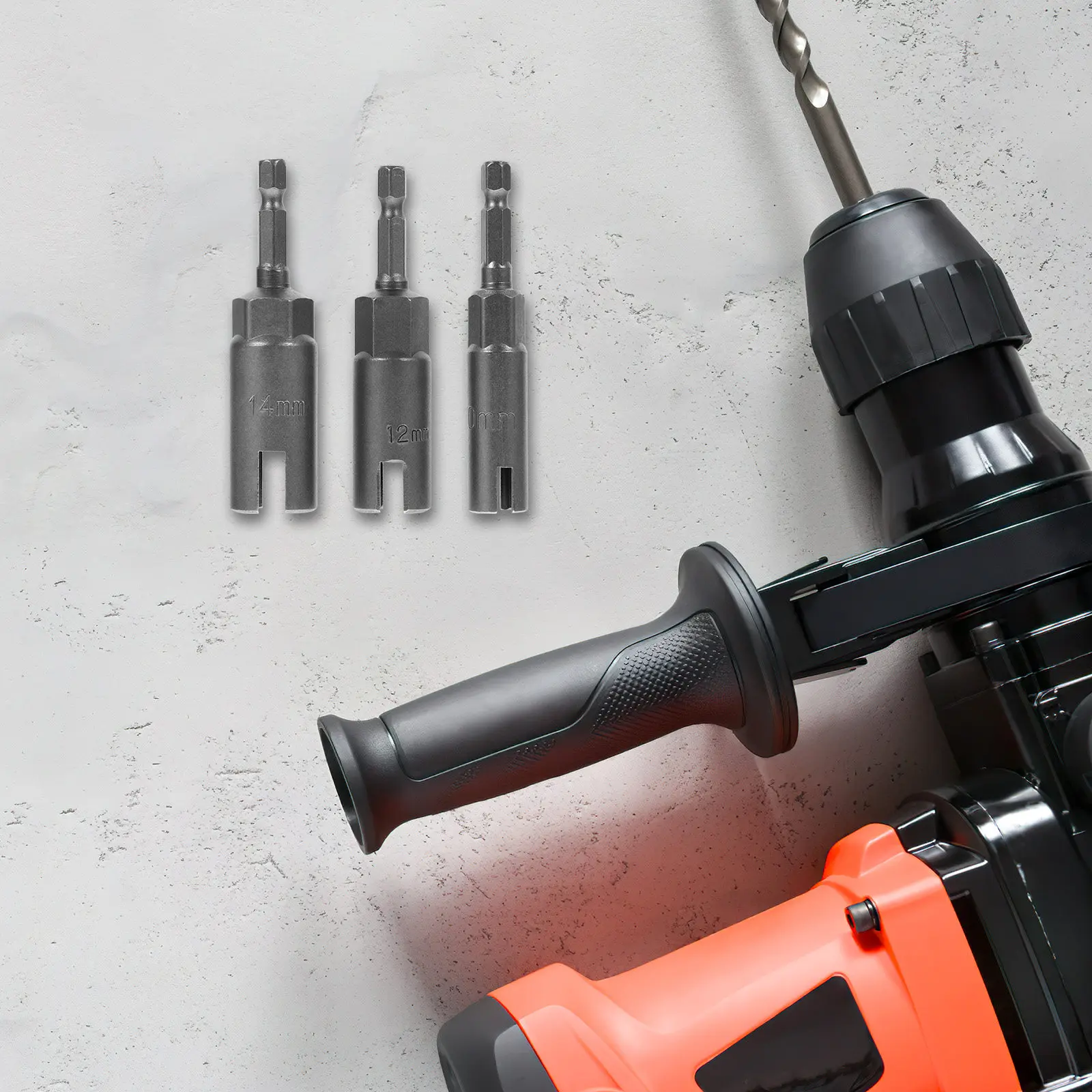 

Набор из 3 насадок для гайковерта (10 мм, 12 мм, 14 мм) для гаек-бабочек, высокопрочные, из хромованадиевой стали, устойчивые к ржавчине, для болтов с ушками и крюками