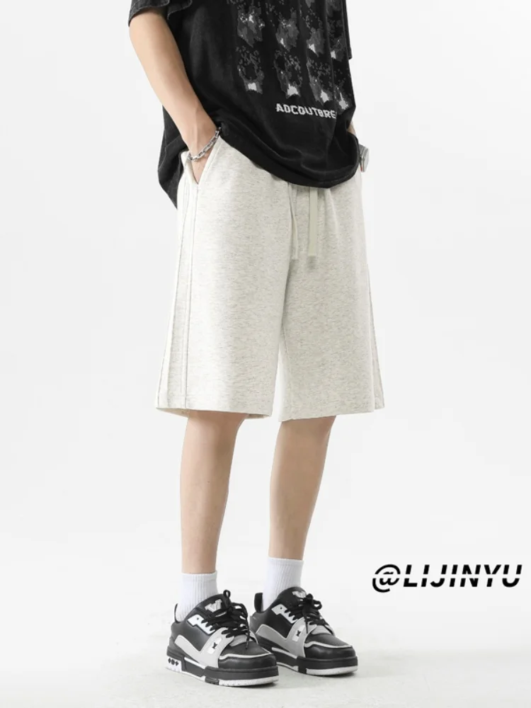 

Мужские повседневные шорты 2024: Новые летние тонкие быстросохнущие дышащие спортивные бриджи в американском уличном стиле