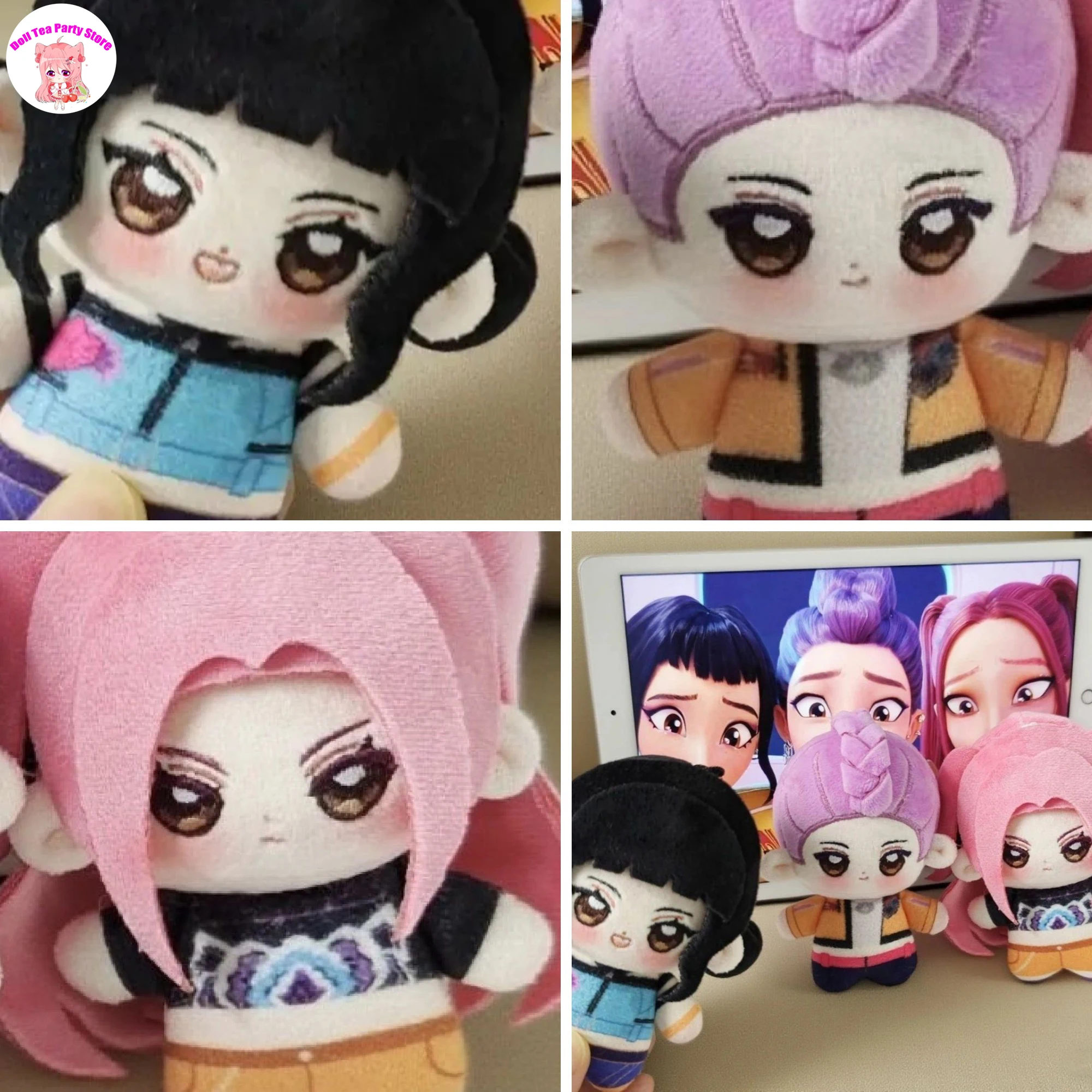 

Kawaii Girl Rumi Mira Zoey Mini Doll Anime Plush Doll Printed Starfish Body Pendant Adorable Cosplay Keychain Toy Gift 10cm