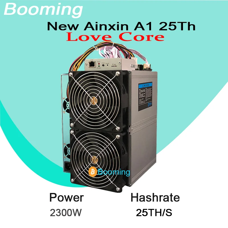 

Brand New BTC Mining Machine Asic Love Core Aixin A1pro A1 Pro 25T 23th/S 25th Miner Bitcoin With PSU