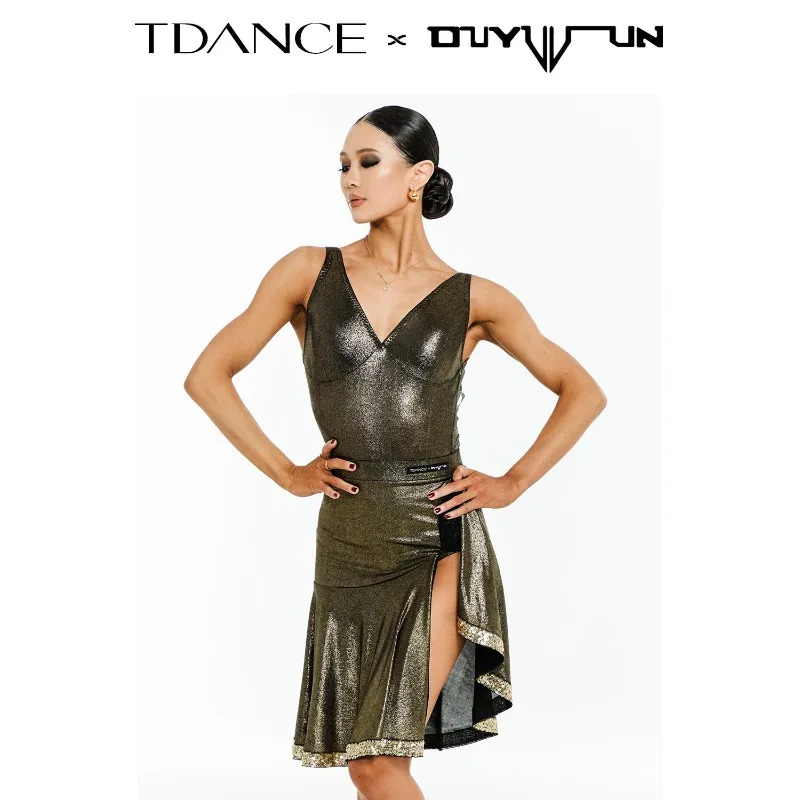customized Basic jumpsuit top with women's Latin backless camisole TXD-03 inside