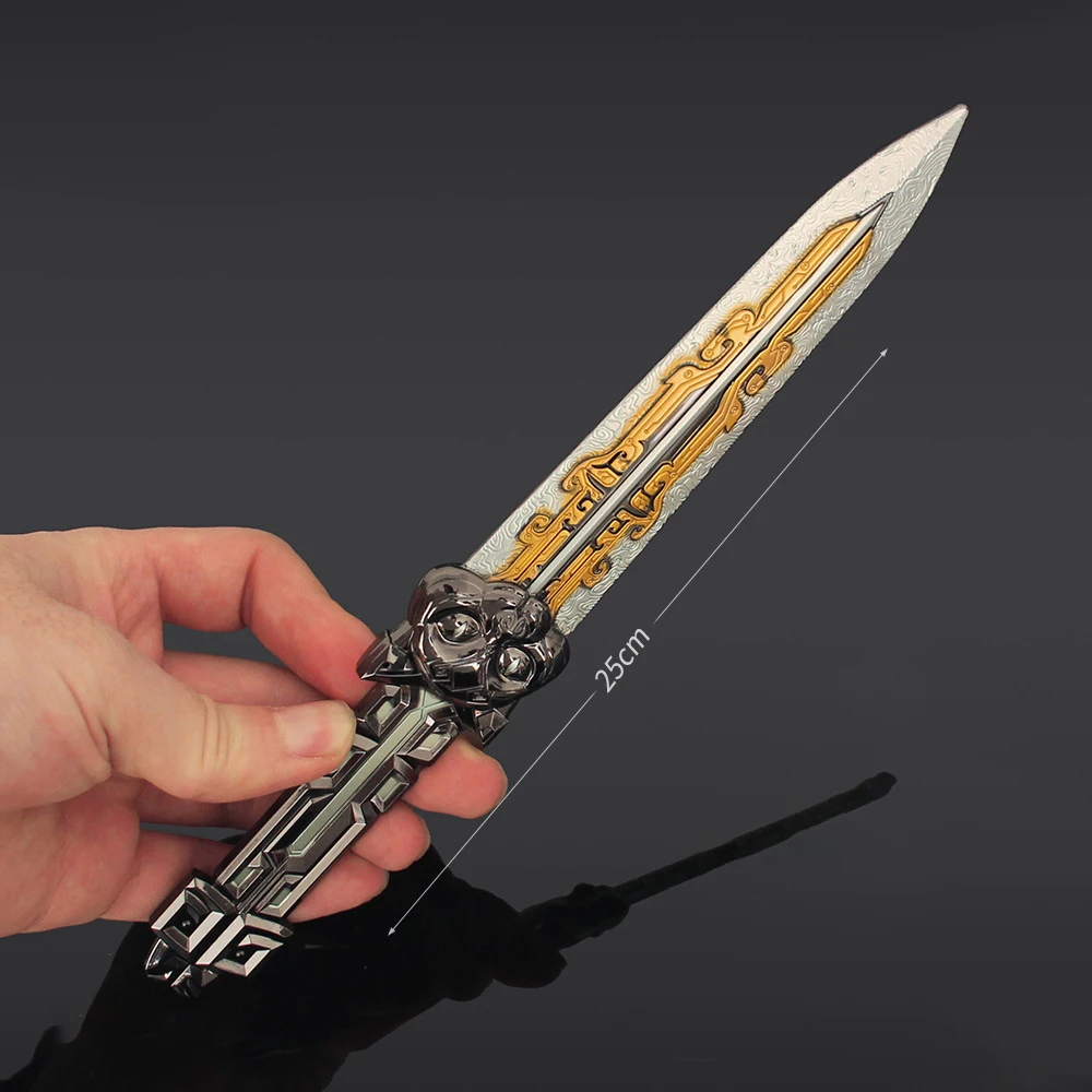 ดาบฮอว์กคลอว์เดลต้าฟอร์ซ ขนาด 25 ซม. ของเล่นคอสเพลย์ ดาบคาตานะ อนิเมะ เกม พวงกุญแจ ซามูไร ของขวัญ ของเล่นสำหรับเด็กผู้ชาย