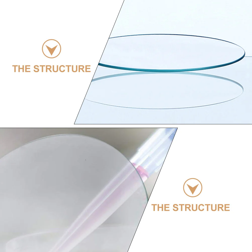 

8Pcs Watch Glass Chemistry Laboratory Glass Beaker Cover High Durability Evaporation Tray for Classroom and Lab Use