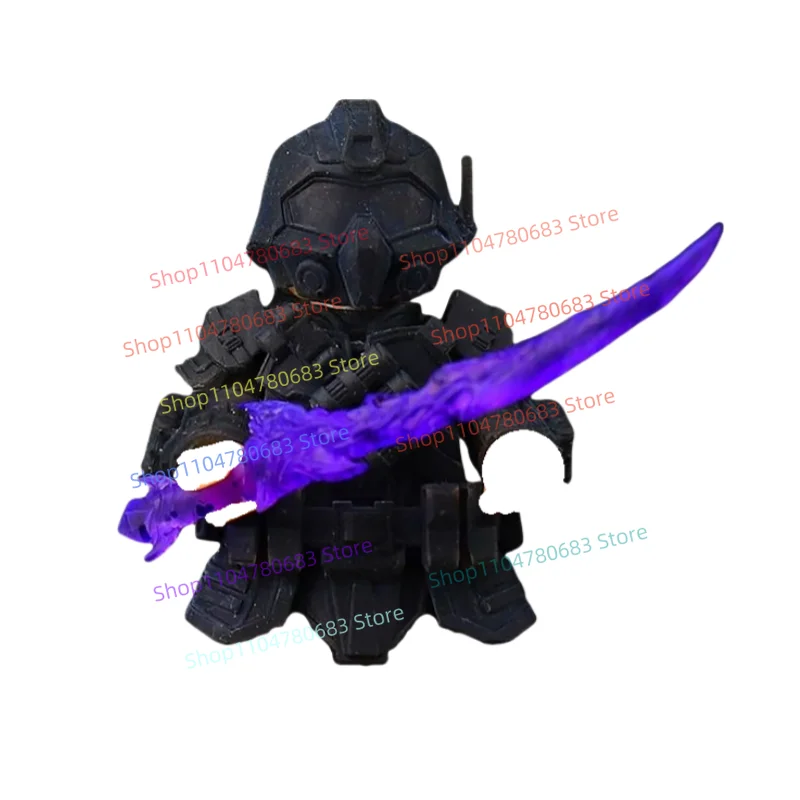 

MOC Building Blocks Mini Action Figures Black Armor Assembly Model Ornaments Decorative Cartoon Toys Children's Gift Collection