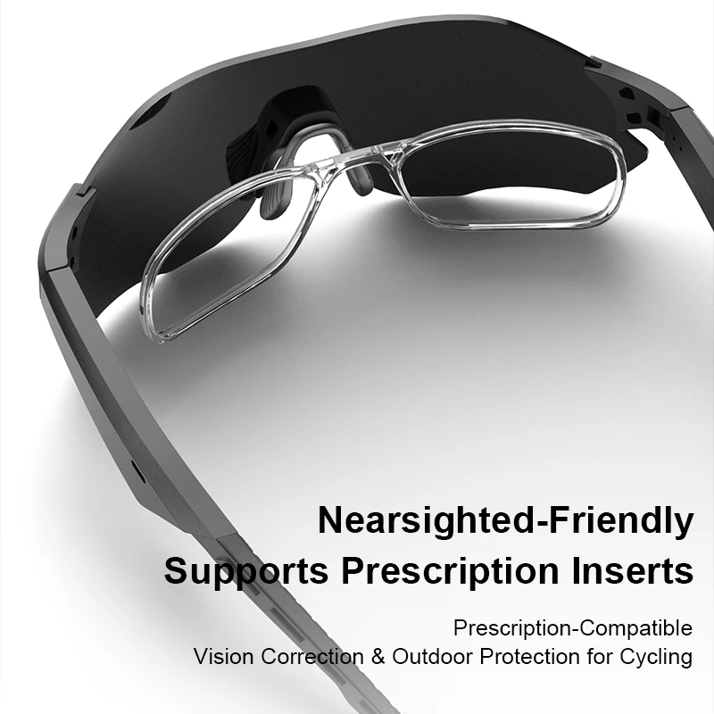 Oneplus Smart Audio Sports Cycling Glasses Lightweight Auto-tint Music Call Ai Glasses With Real-time Translation Headphone