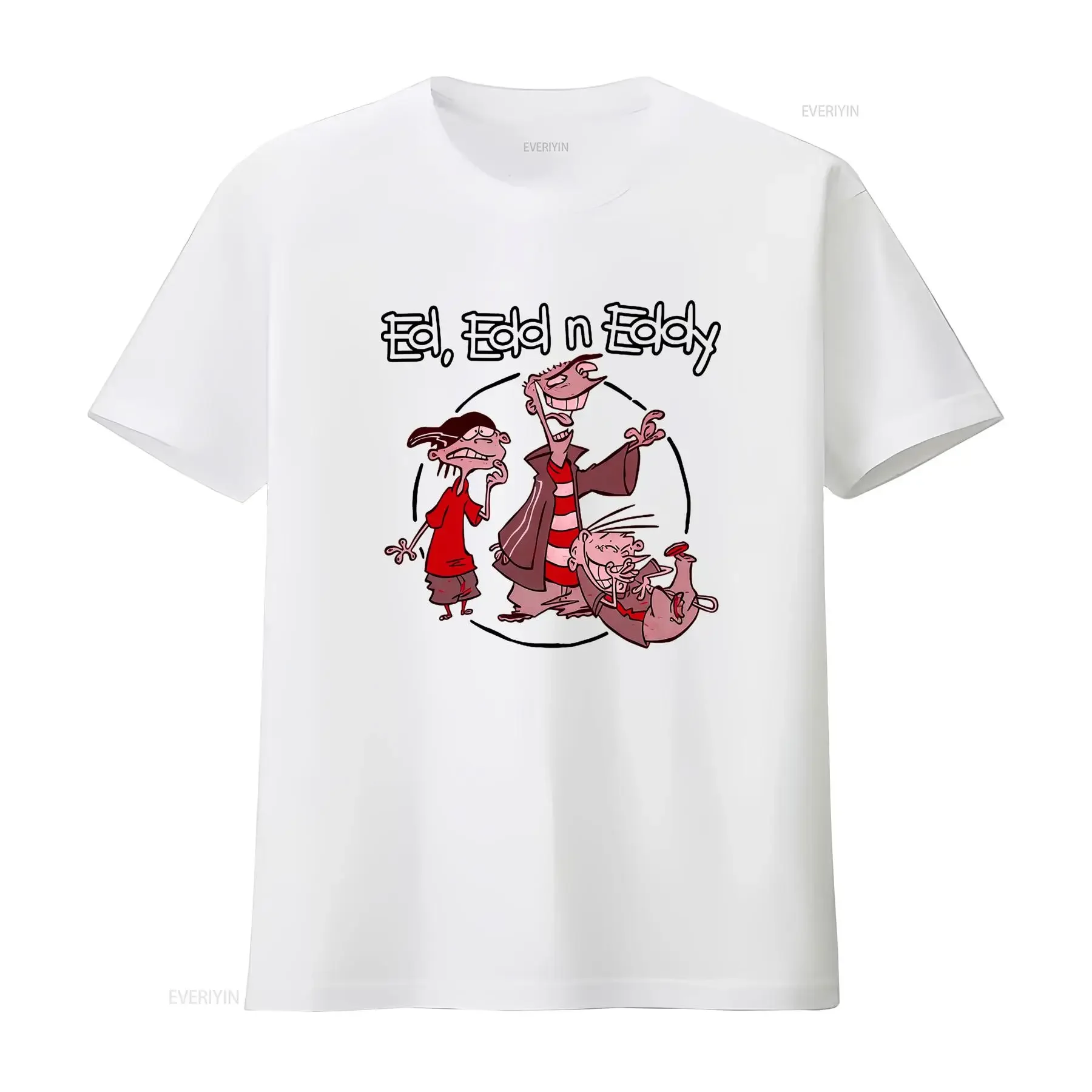 Ed Edd N Eddy Gang Cartoon Print Licensed Adult T Shirt Perfect for Fans vintage Washed designer clothes homme