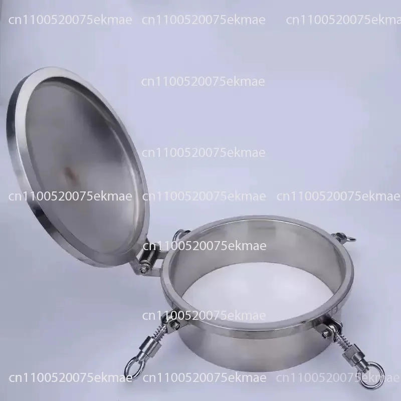 304 Stainless Steel Pressure Manhole Cover Round Reactor Tank Observation High Pressure Manhole