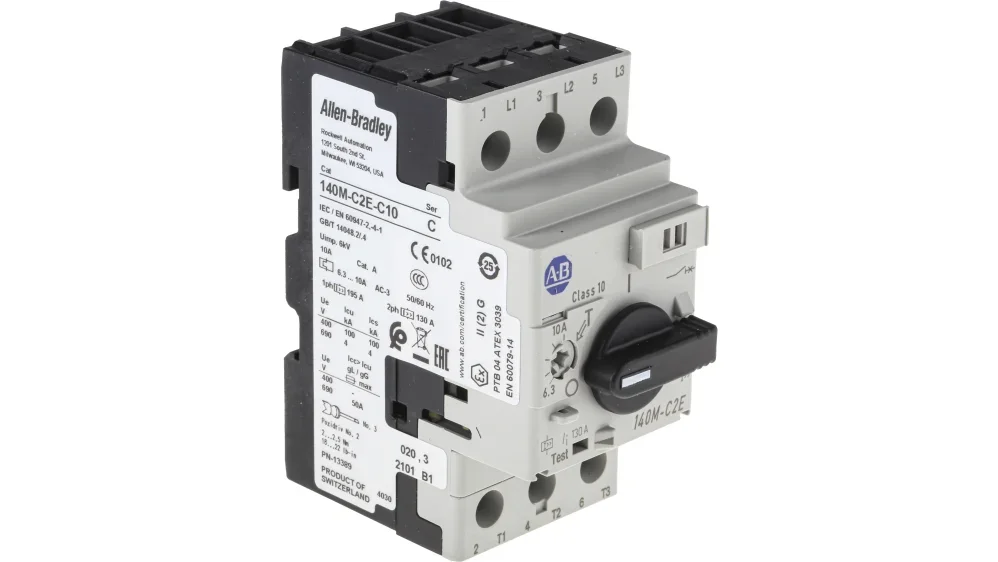 قاطع دائرة حماية المحرك 140M-C2E-C10 الأصلي وغير المستخدم