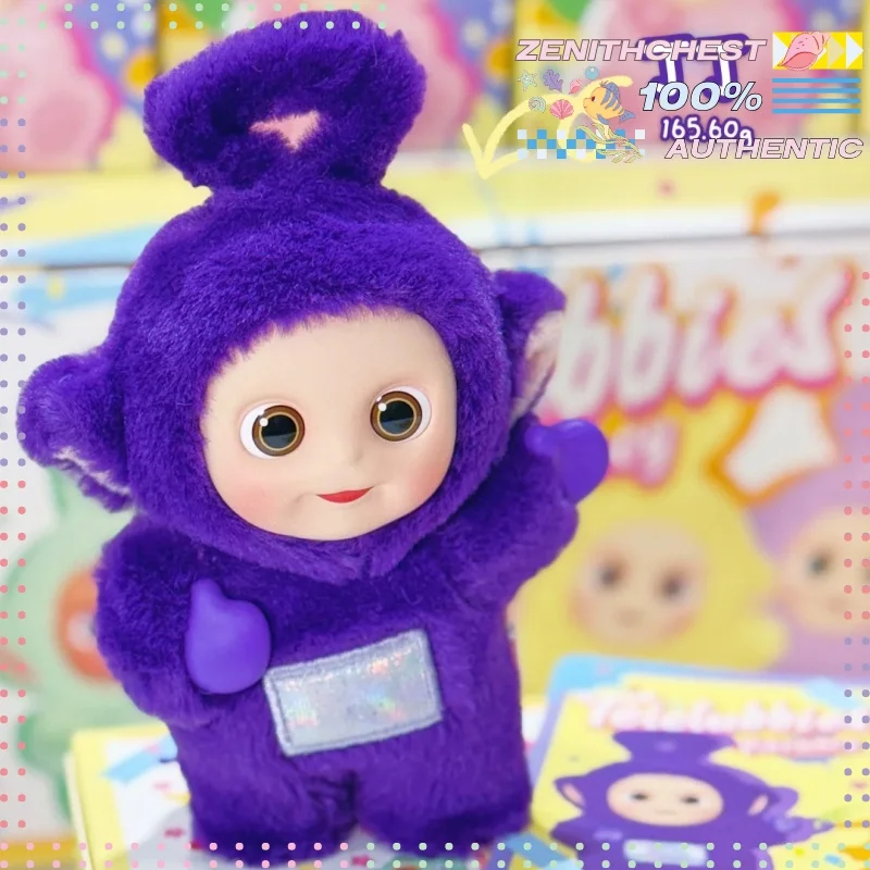 حقيقية البوب مارت Teletubbies Vibrancy سلسلة صندوق أعمى فريد مثيرة للاهتمام رائعتين عمل دمية لديكور مكتب والهدايا #3