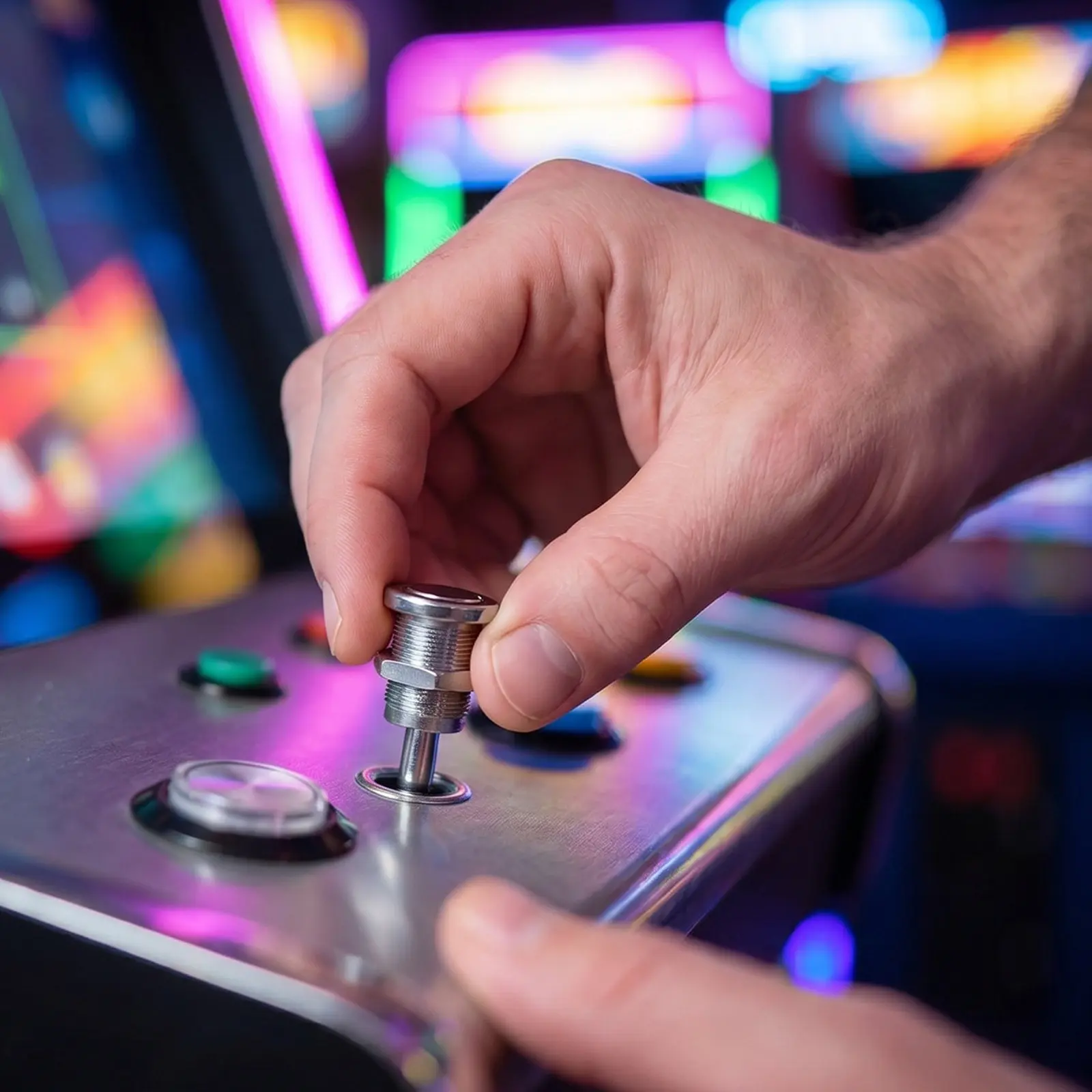 Coin Reject Button Efficient Arcade Push Button Refund Switch for Coin Slot Mechanism Game Machine Parts Jam Release Mechanism