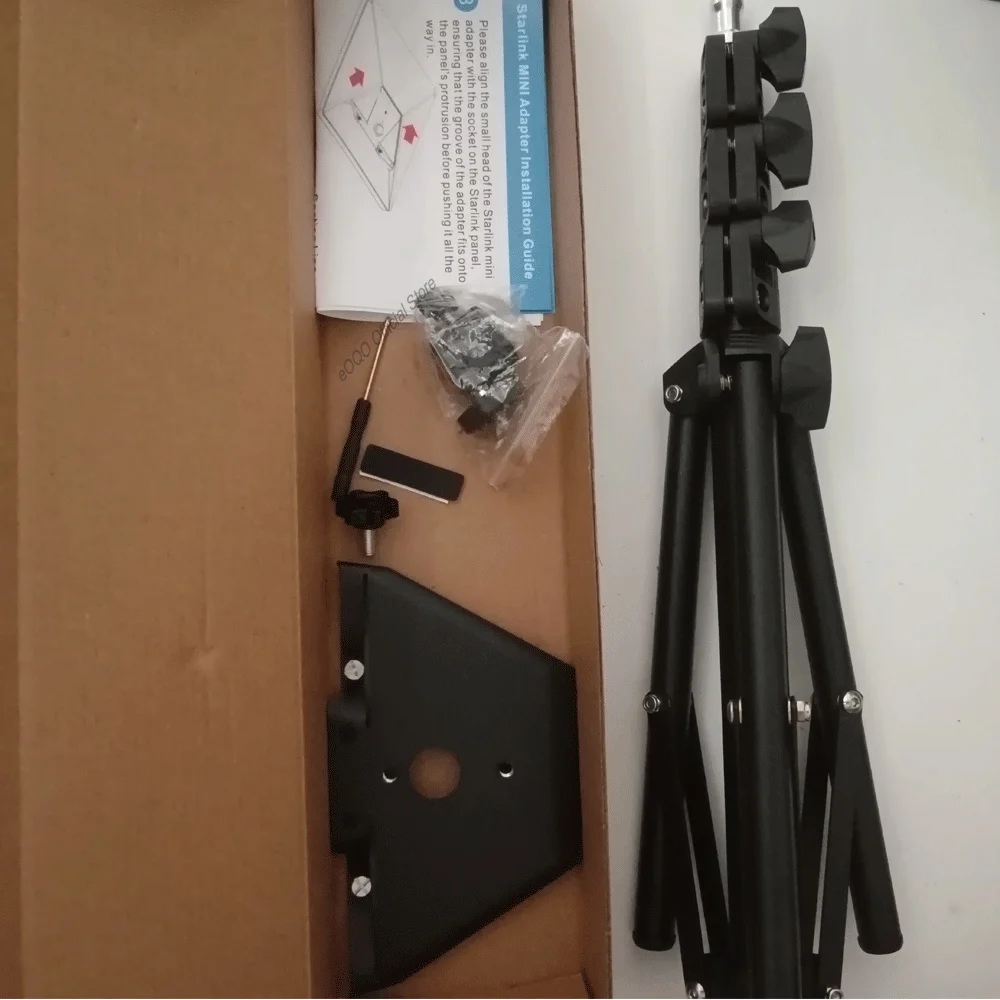 Starlink Mini Tripod Stand With Adapter,Adjustable Height and Tilt,for Starlink Mini(V4), Portable Sturdy for RV Camping Outdoor