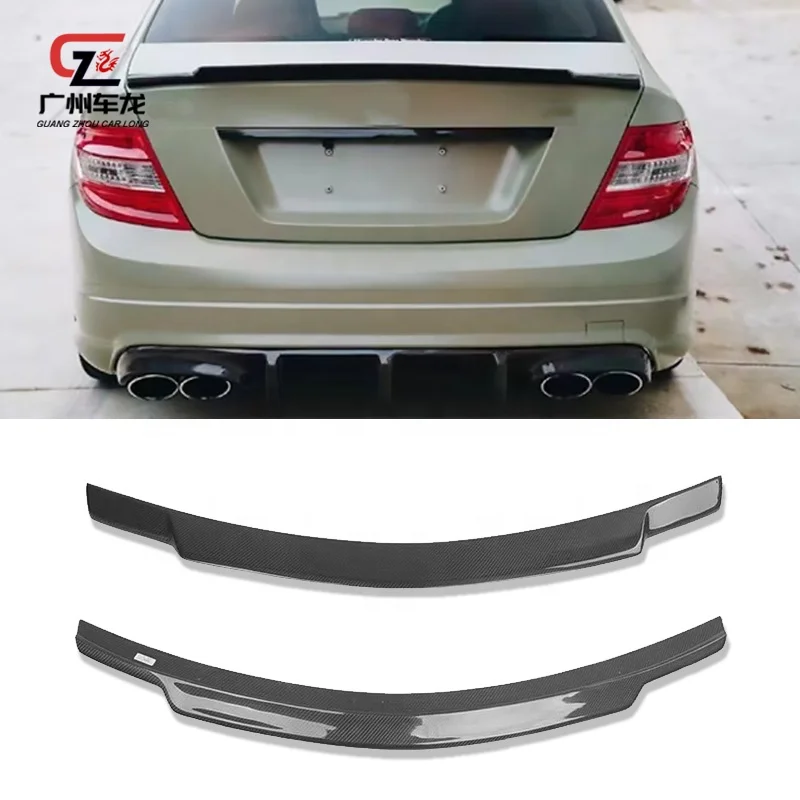 

High Quality Carbon Fiber C74 Style Rear Spoiler for Mercedes Benz C Class W204 C200 C260 C300 C180 2015-2018 Car Spoiler