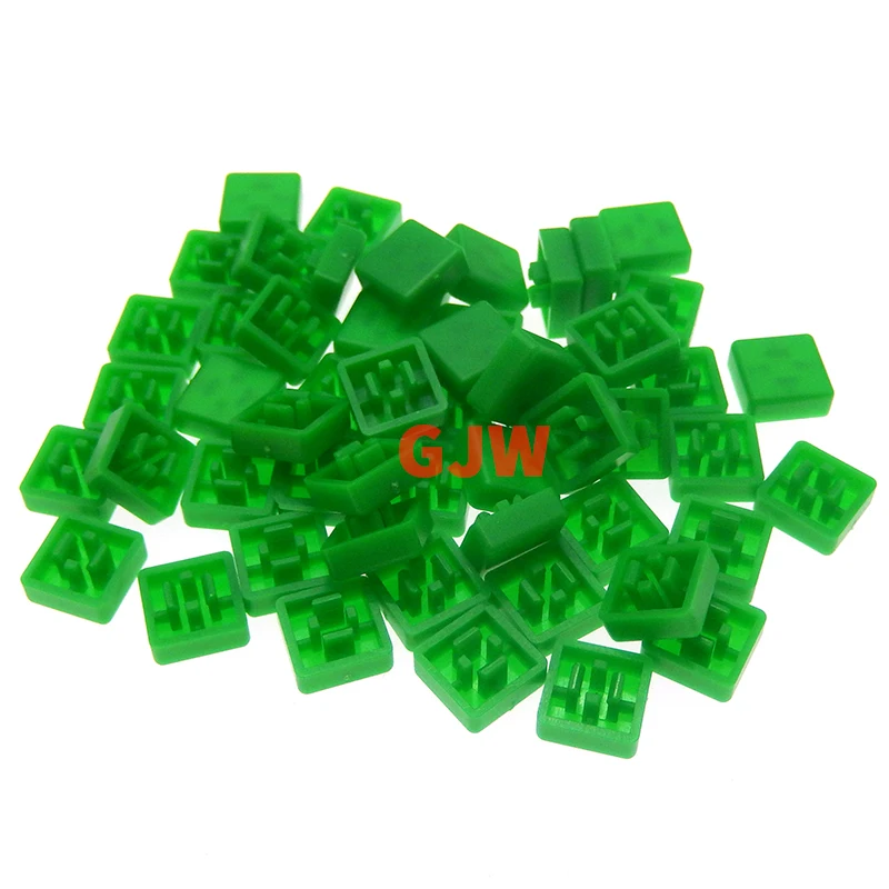 50Pcs A66 8x8x4.4mm Color Square Tactile Switch Button Caps Hat For 6*6*7.3mm Square Head