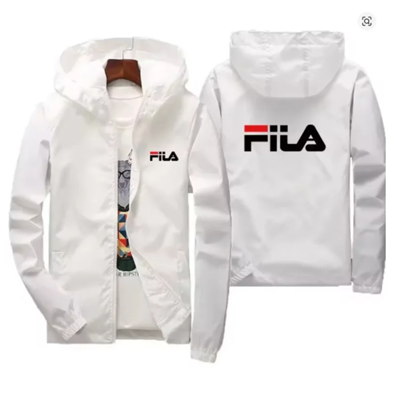 سترة رجالية غير رسمية بغطاء للرأس خفيفة جديدة للربيع والخريف، معطف كبير مقاوم للرياح ومقاوم للماء للرجال والنساء 6XL