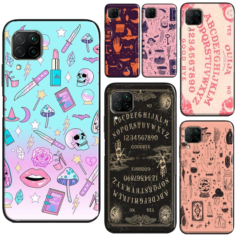 Girly Pastel Witch Goth Ouija For Huawei Honor X8a X7a X9a X8 50 70 90 Lite Magic5 Pro P20 P30 P40 P50 P60 Nova 9 5T Case