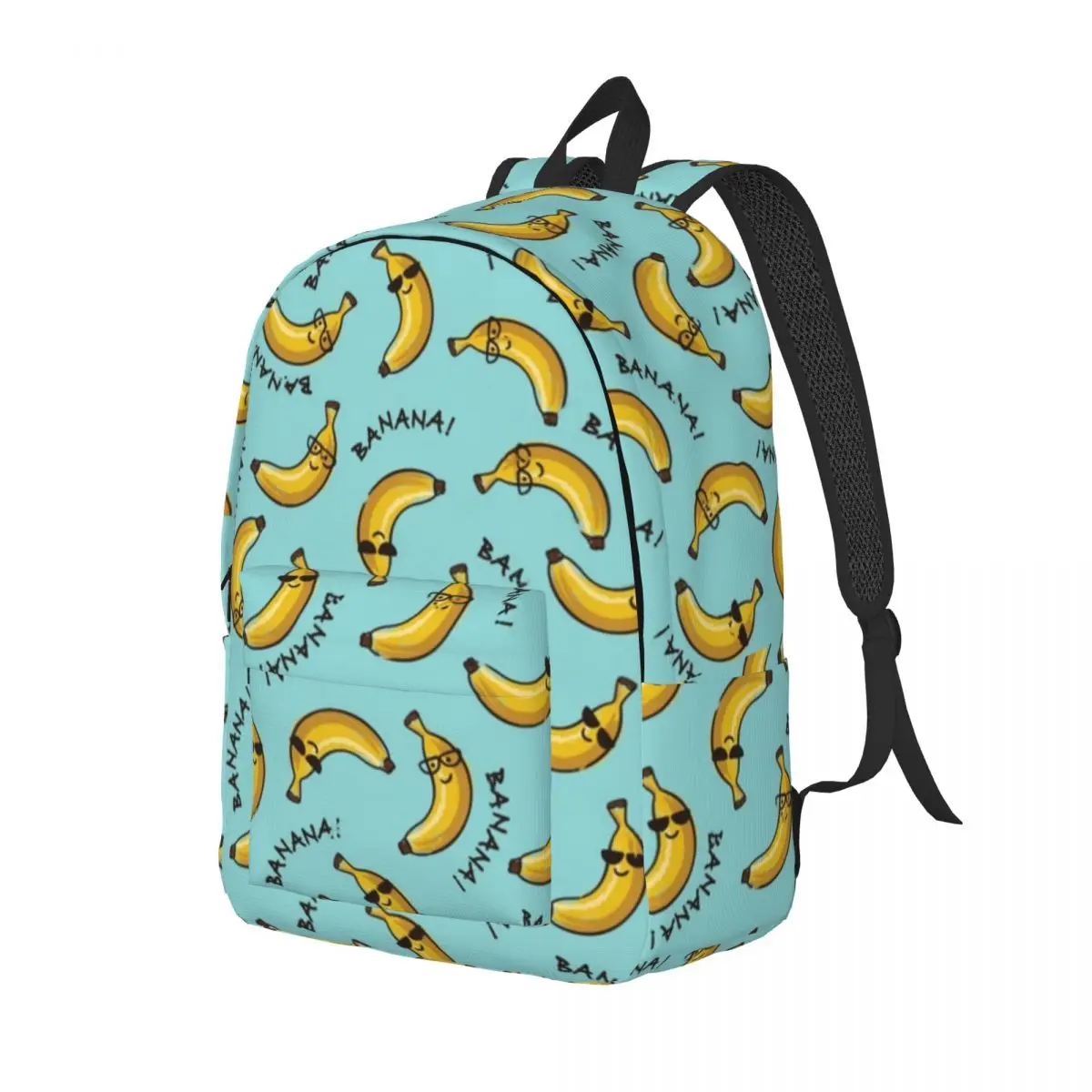 Cool Banana Backpack Male Fruit Cartoon Soft Backpacks Polyester Streetwear School Bags Trekking High Quality Rucksack Xmas Gift