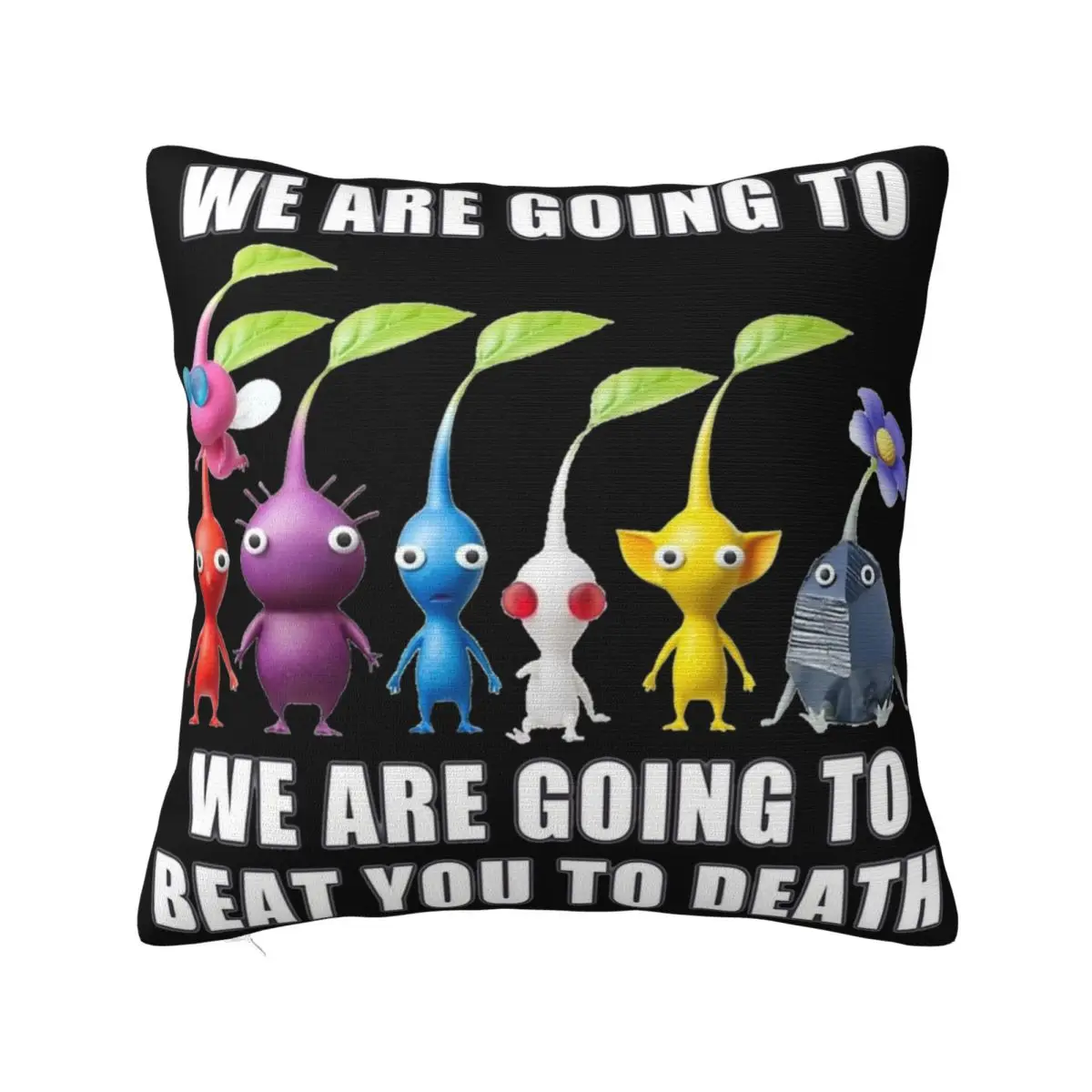 

Наволочка Kawaii Pikmin с принтом в виде мема, Мягкая Наволочка для подушки, Декор, забавная наволочка для видеоигр, искусственная наволочка, домашняя наволочка разных размеров