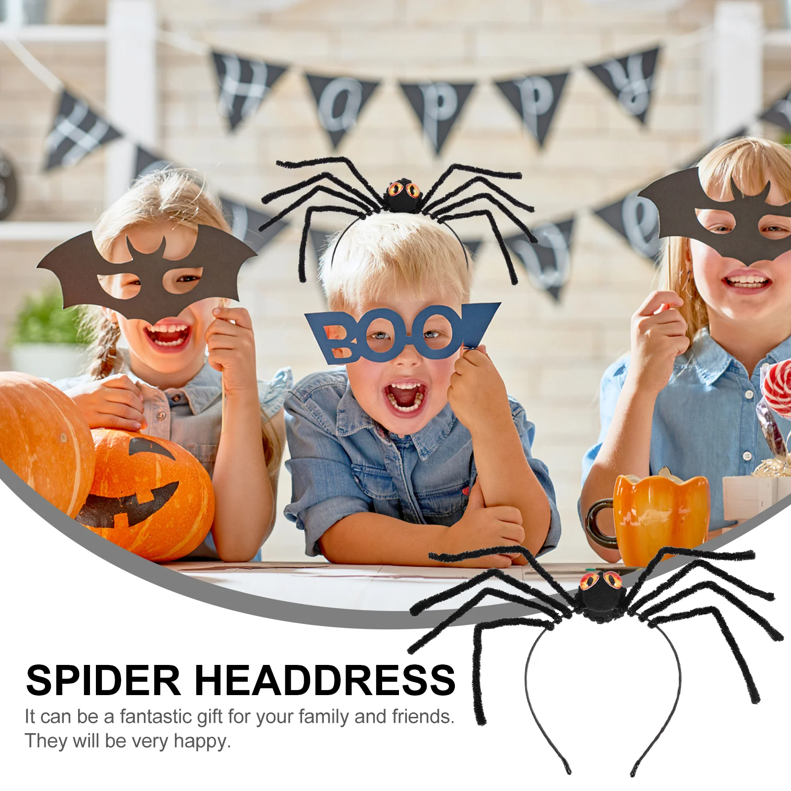 

Spider Design Headband Lightweight Halloween Hair Decor For Women Gothic Party Accessory Spider Headpiece Diy Headdress