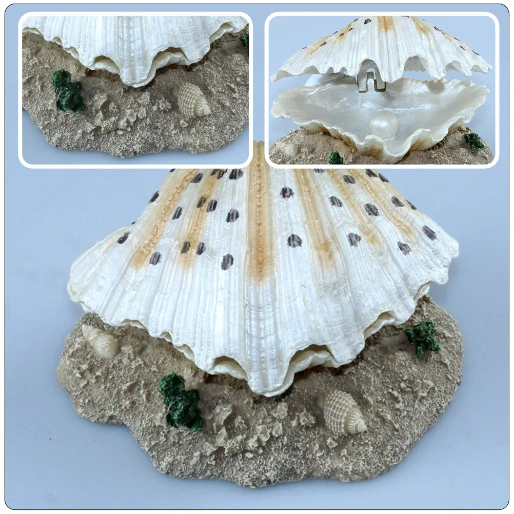 

1Pcs Resin Artificial Shell Aquarium Decoration Bubble Maker Aeration Fish Tank Landscaping Ornament Aquarium Decoration