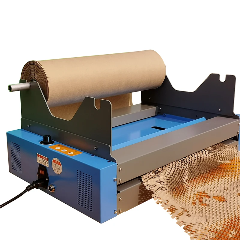 

100-240V Kraft Honeycomb Paper Wrap Machine For Fruit Store