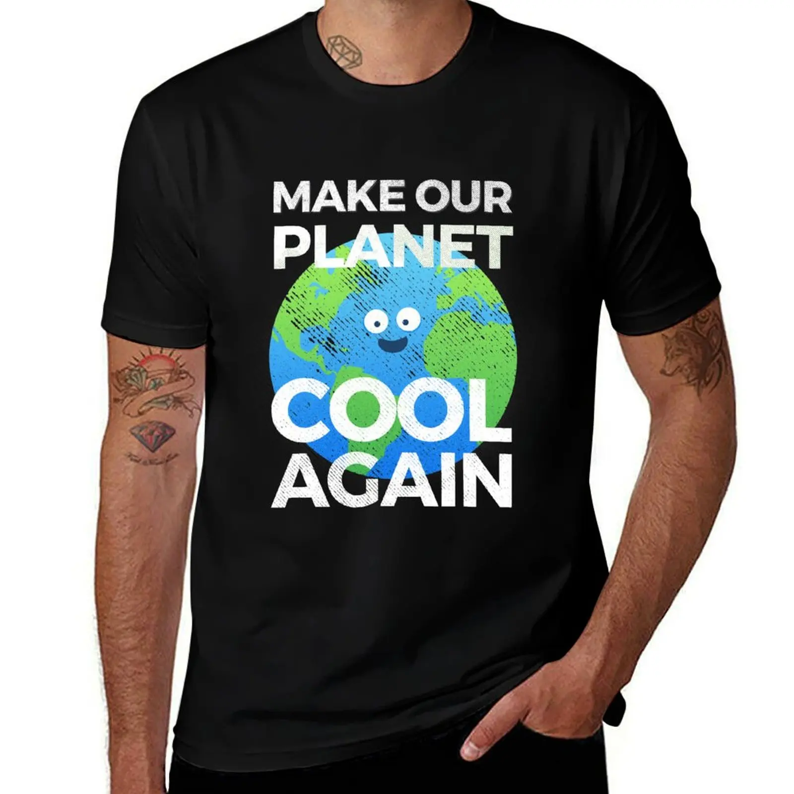 Earth day T-Shirt Basic Crew Neck Short Sleeve Top